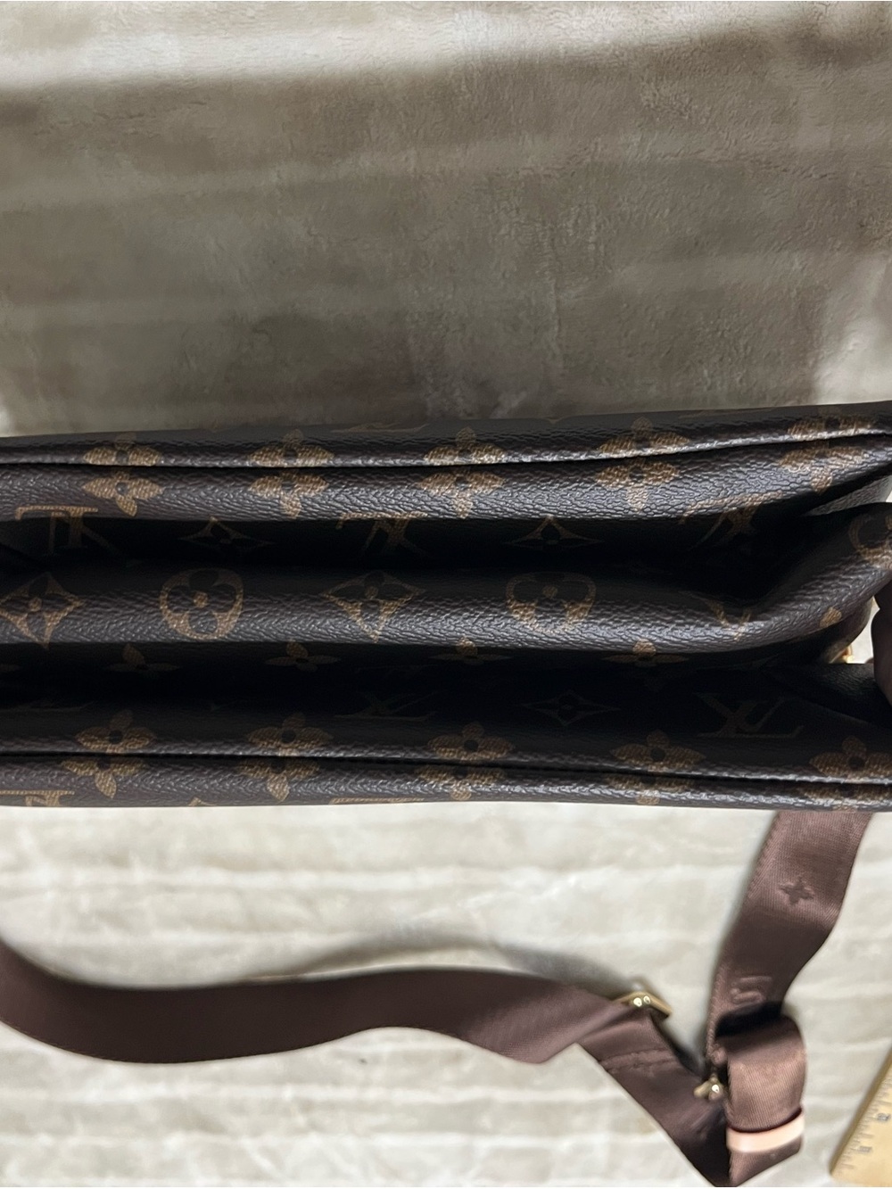 Louis Vuitton Brown Monogram Canvas Messenger with Adjustable Strap - Picture 10 of 13
